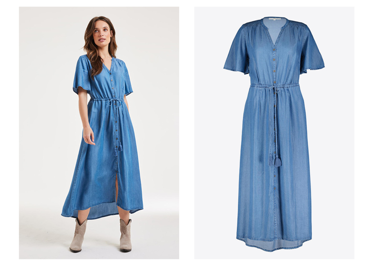 Dress Jazzy Denim mid blue