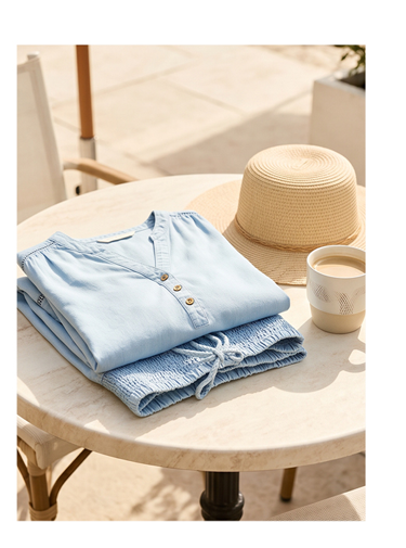 Blouse Hope Denim bleached