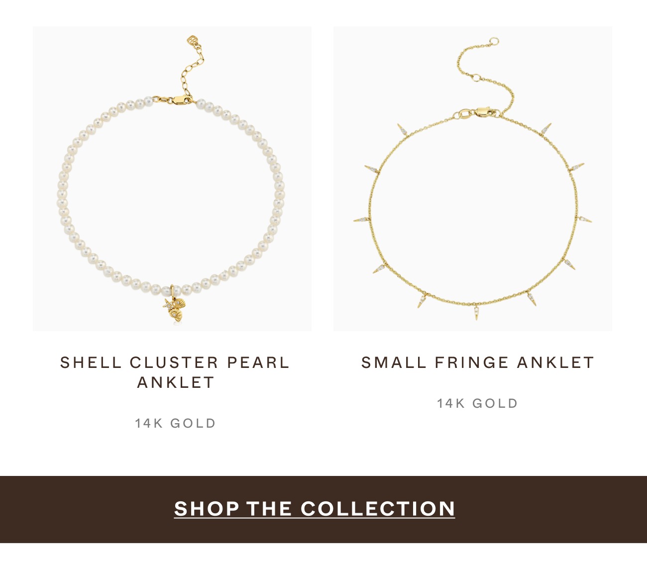 Sydney Evan Anklets Collection