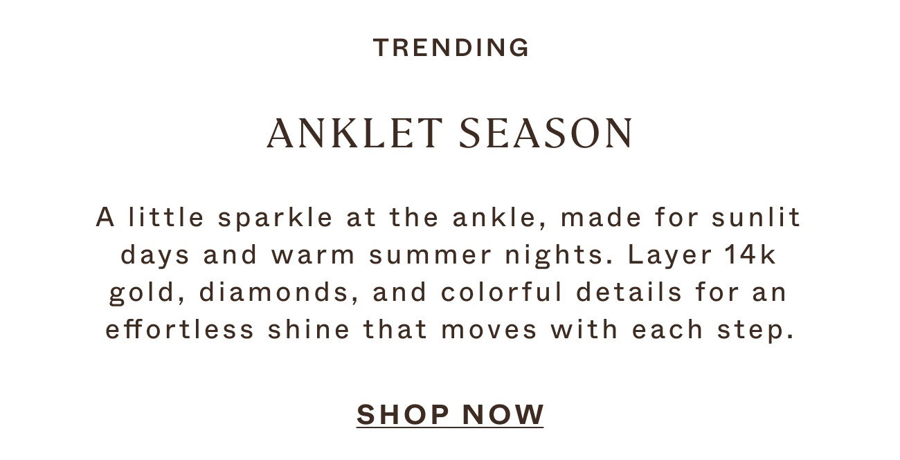 Sydney Evan Anklets Collection