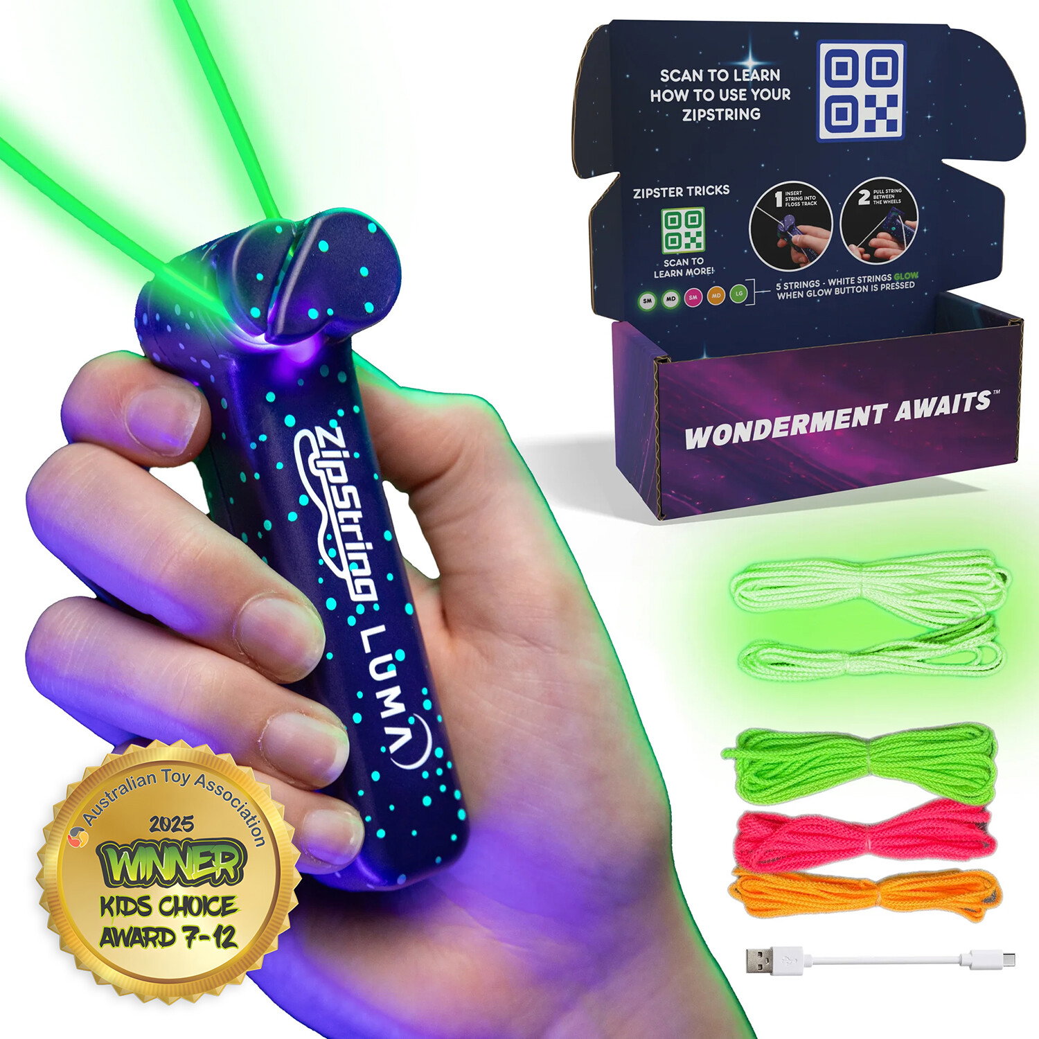 Image of ZipString Luma Glow in the Dark