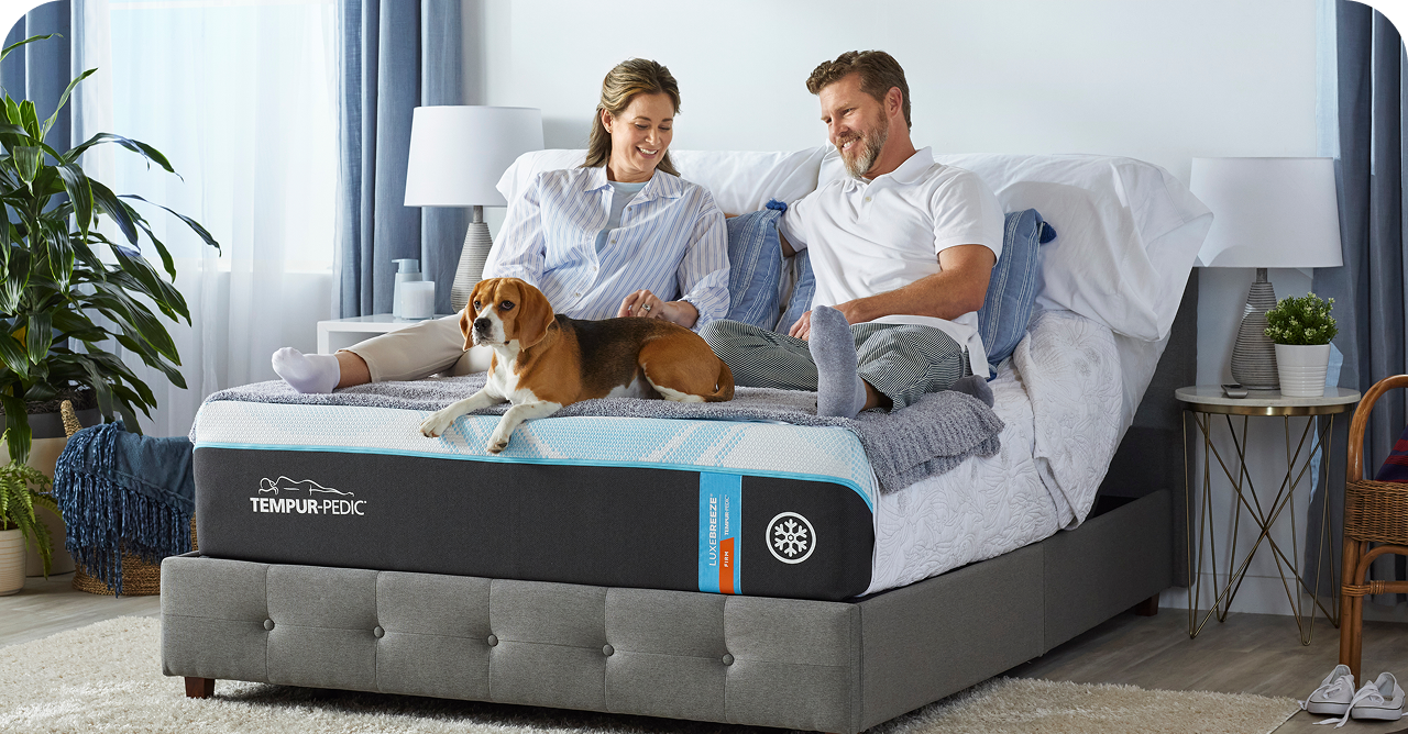 Kicking the sheets off again? Meet the Tempur-Breeze mattress - it feels up to 10 degrees cooler for deep, refreshing rest.