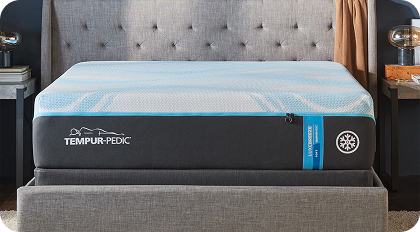 Customer review on Tempur-Luxe Breeze Soft mattress: “The cooling technology is amazing. My husband & I are sleeping soundly!”