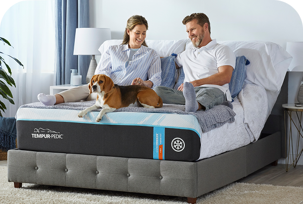 Kicking the sheets off again? Meet the Tempur-Breeze mattress - it feels up to 10 degrees cooler for deep, refreshing rest.