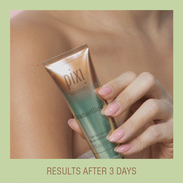 Hydrate. Build. Bronze. GradualGlow Meet the self-tanning serum that delivers a natural-looking bronze, effortlessly.