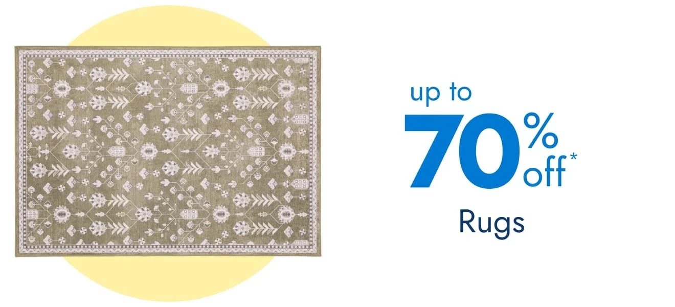 Rugs up to 70% off