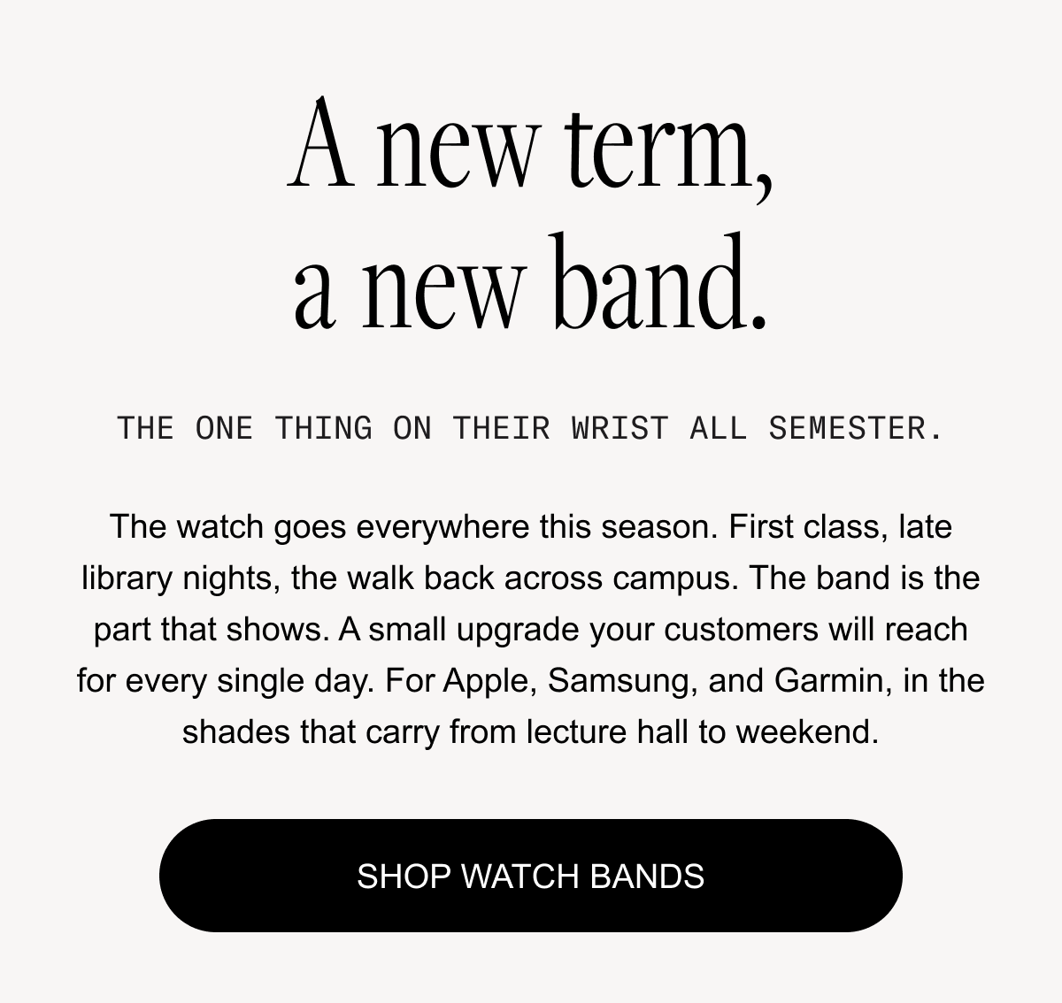 Shop watch bands