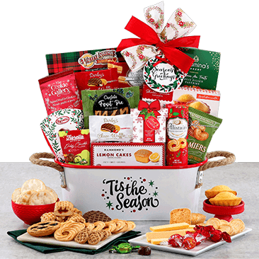 'Tis The Season Holiday Basket, 30.58 oz. Total