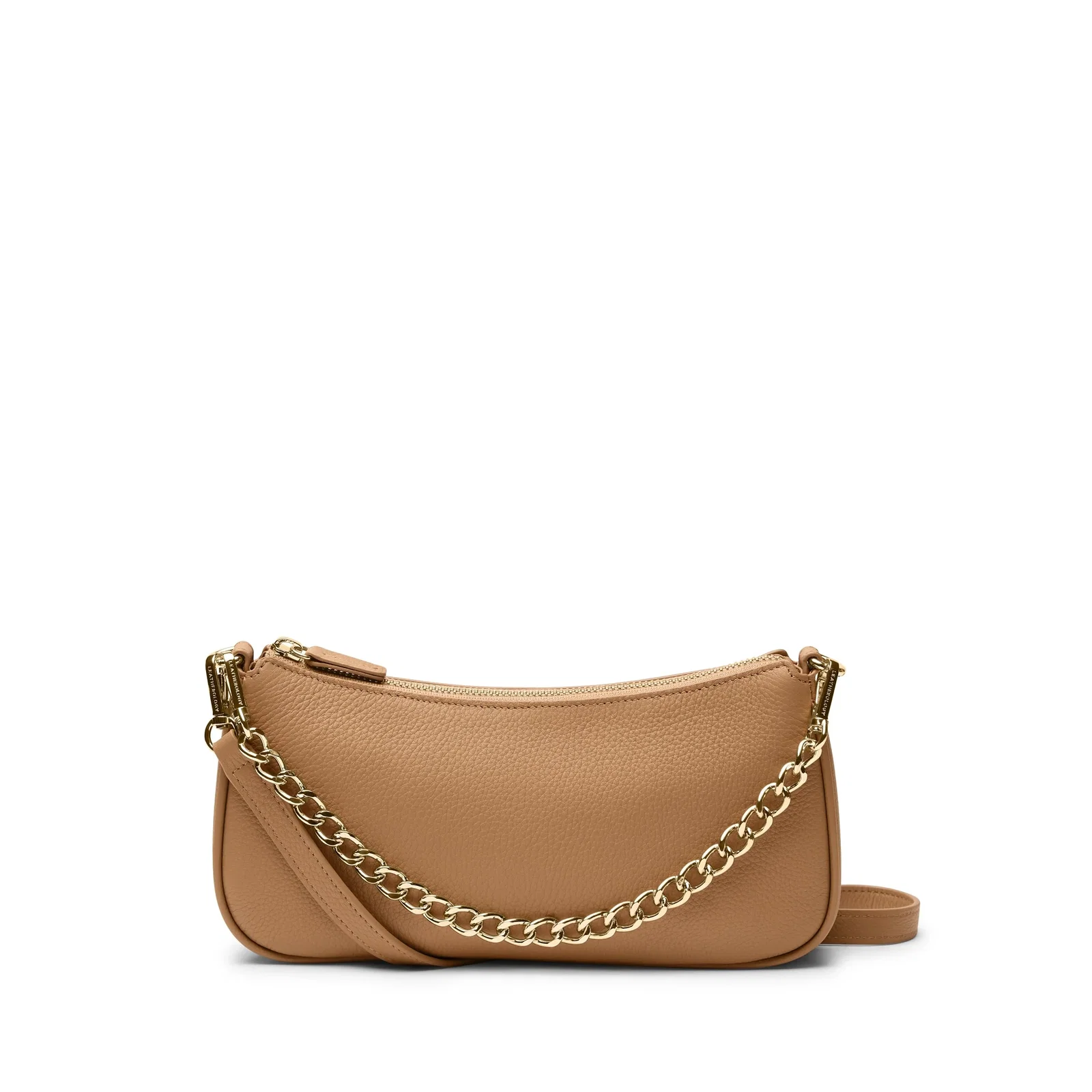 Image of Greta Chain Small Pochette Camel