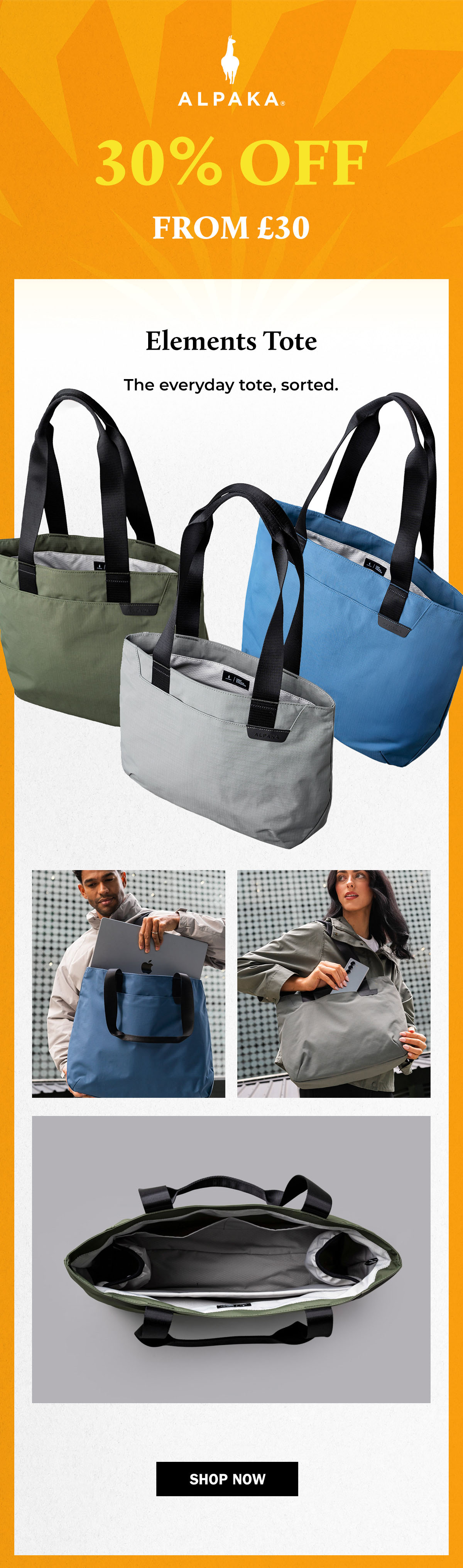 Alpaka Elements Tote | 30% Off | WildBounds Summer Sale