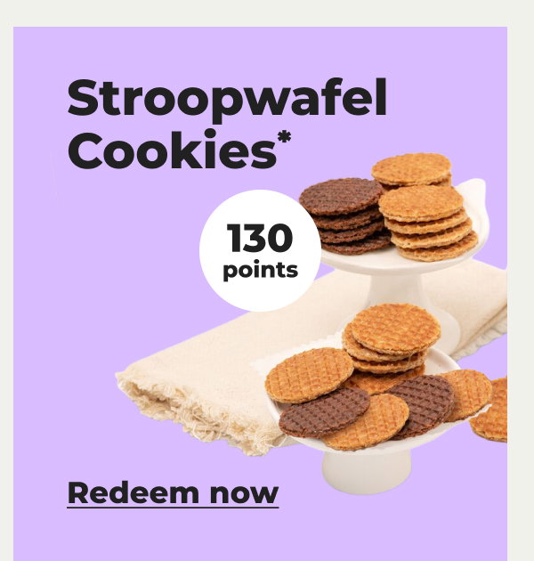 Stroopwafel Cookies* - Redeem now