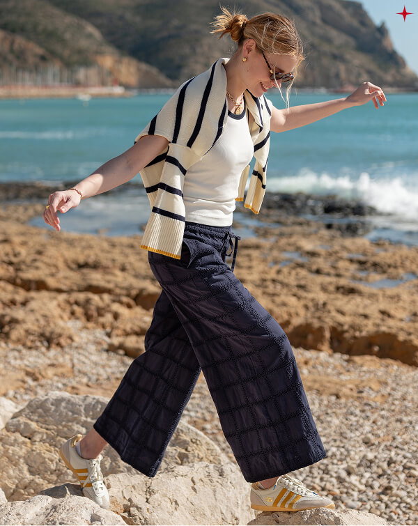 Porto Poplin Drawstring Pant