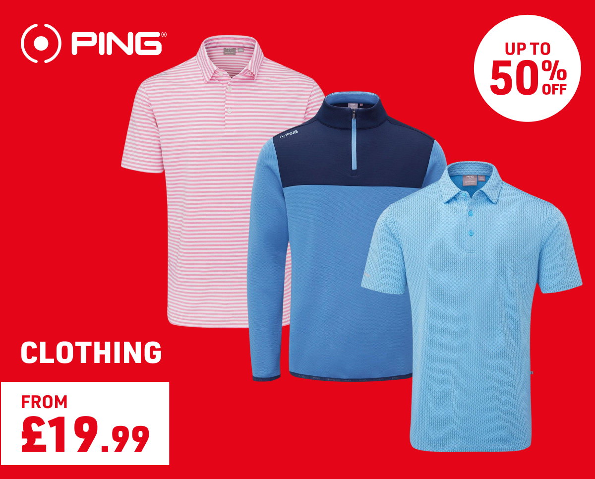 Ping clothing from £29.99 - up to £40% off