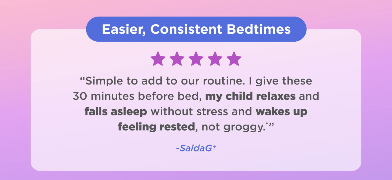 Easier, Consistent Bedtimes 