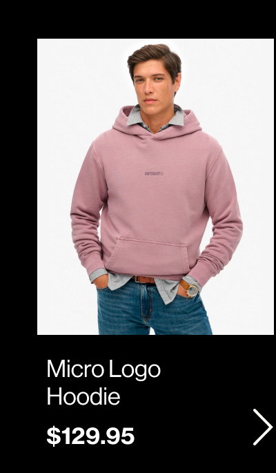 Micro Logo Hoodie