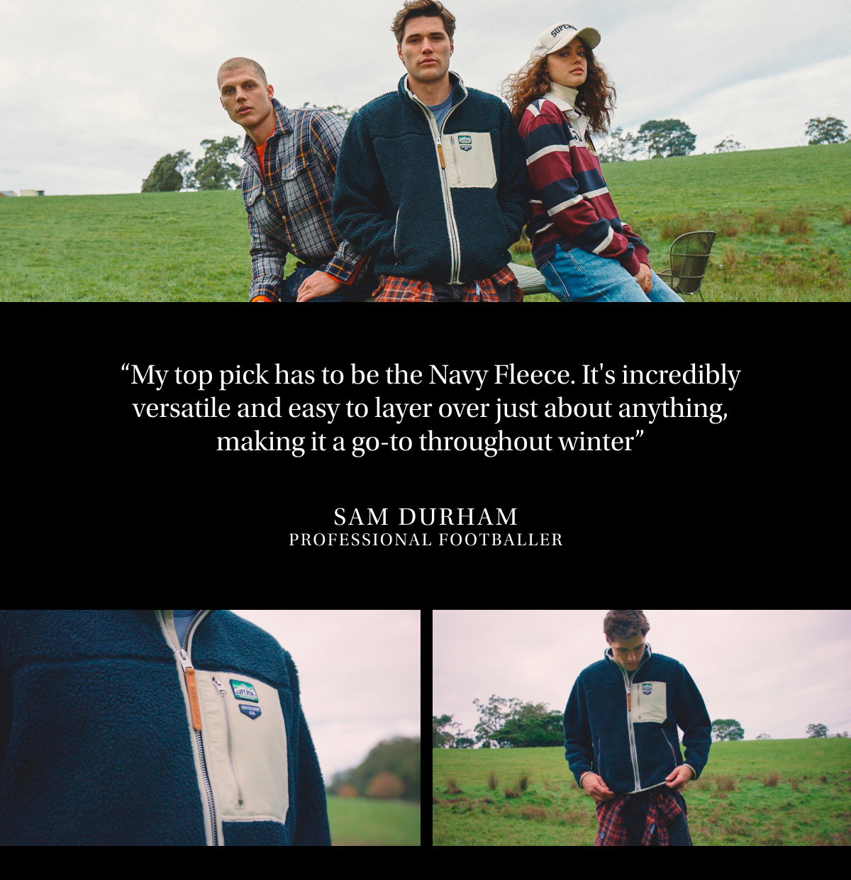 Sam's Top Pick: Vintage Retro Full Zip Fleece