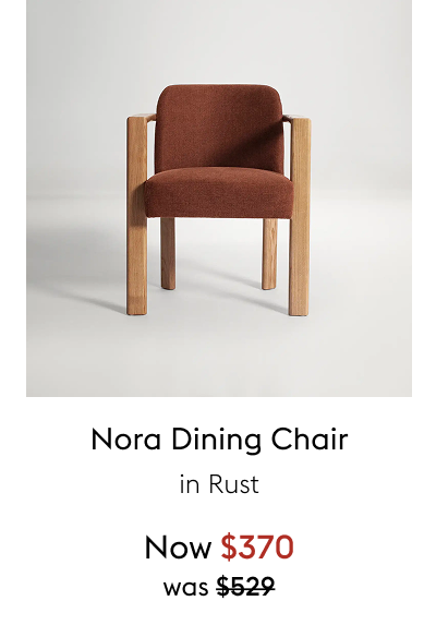 Nora Dining Chair - Rust