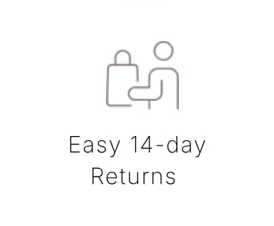 Easy 14-day returns