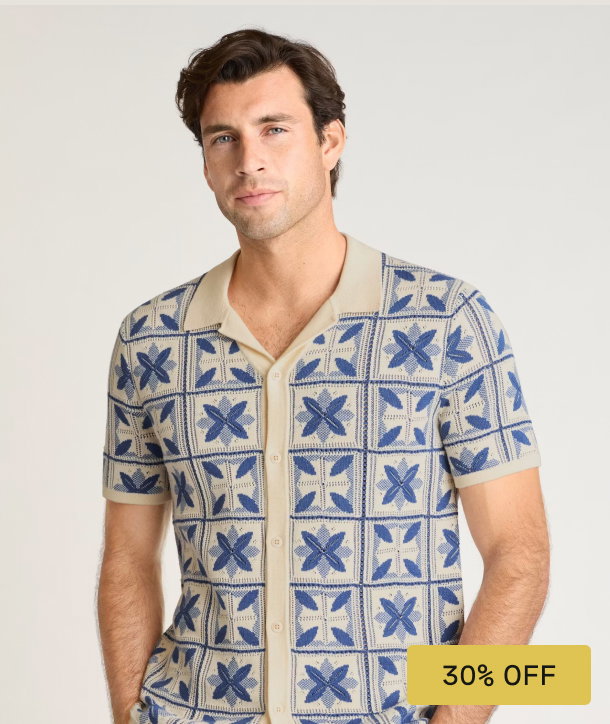 Hudson Cabana Sweater Polo