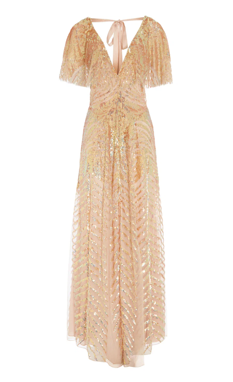 Image of Dusk Long Dress - Gold