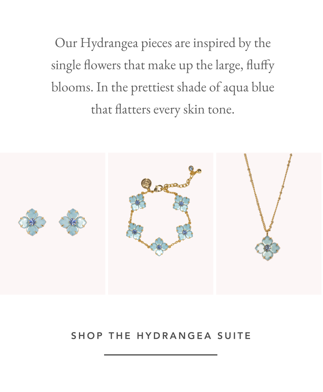 Back in Stock - The Hydrangea Necklace - Shop now