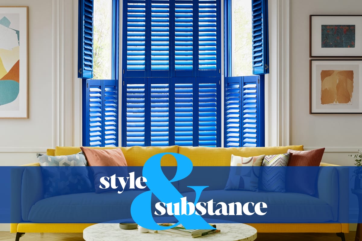 shutters available in a range of colours