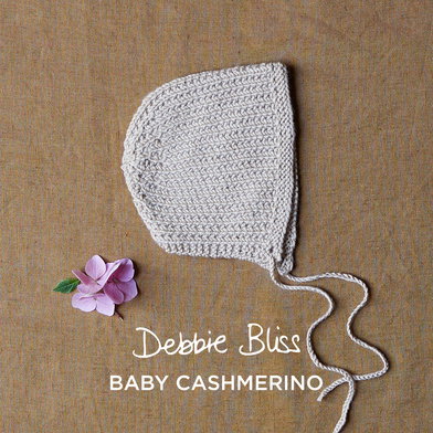 FREE Super Simple Knitted Bonnet in Debbie Bliss Baby Cashmerino