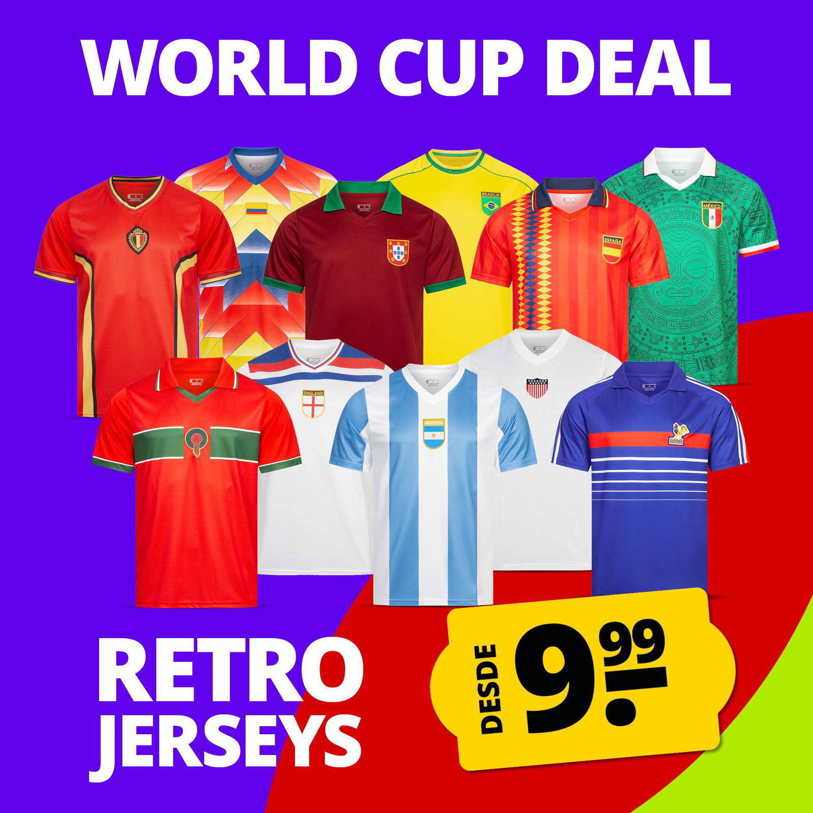 espana retro history jelex hombre camiseta