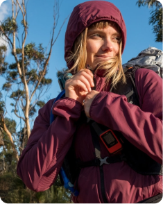 Women's XT Series Hybrid Octa Fleece Hood Jacket - Mulberry