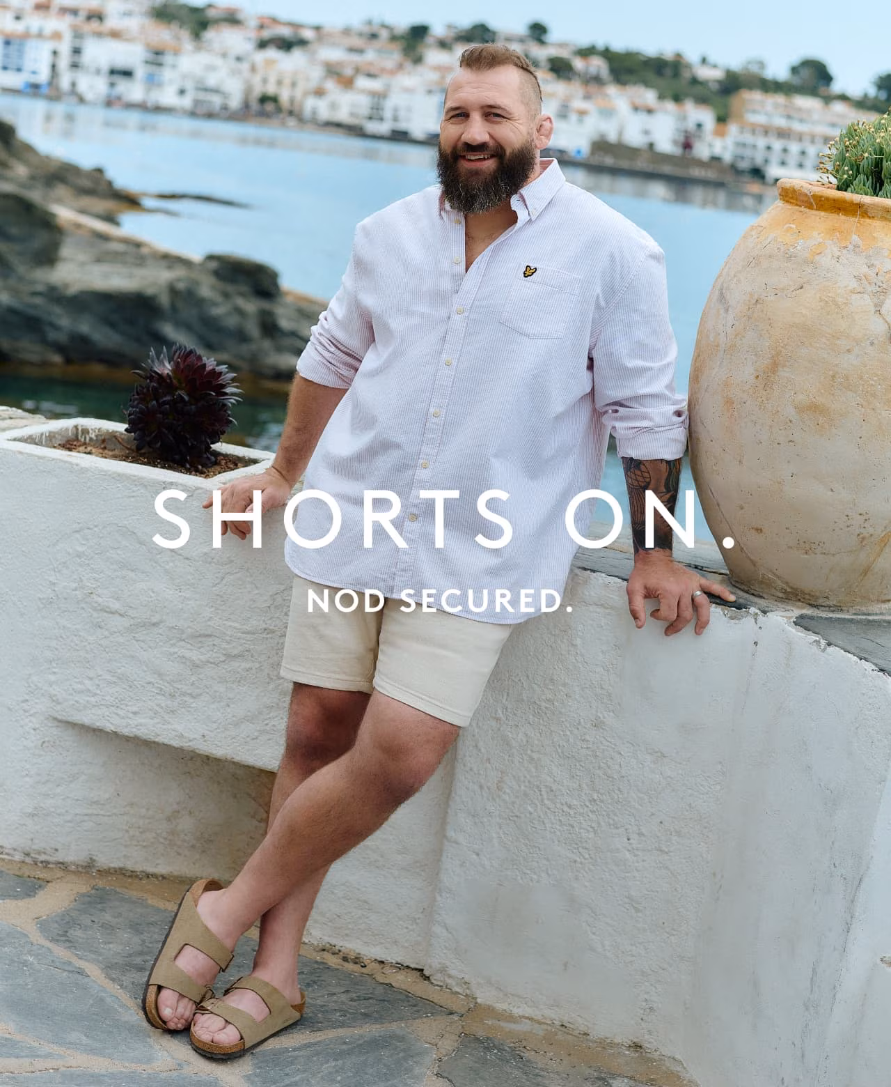 Shorts on. NOD SECURED.