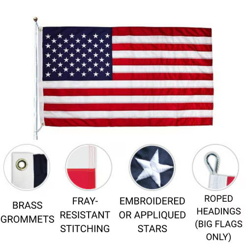 Nylon American Flag - Beacon®