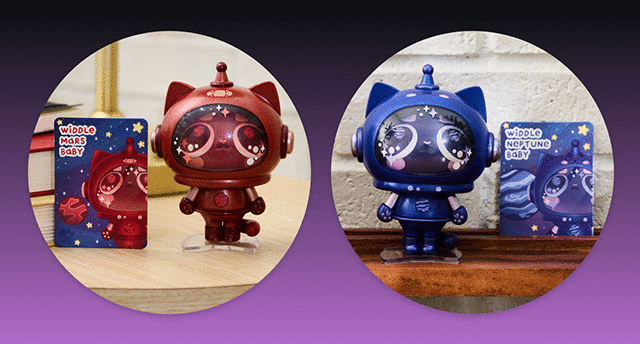 New figure ready for takeoff! Widdle Baby Big Galaxy from Kaleidos Creative. Shop now.