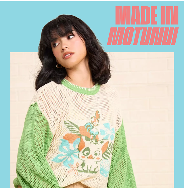 Made in Motunui. Shop Moana exclusively at BoxLunch