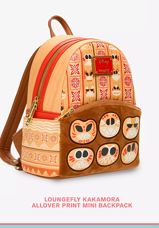 Loungefly Kakamora Allover Print Mini Backpack