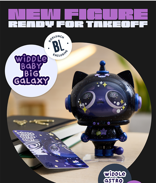 New figure ready for takeoff! Widdle Baby Big Galaxy from Kaleidos Creative. Shop now.
