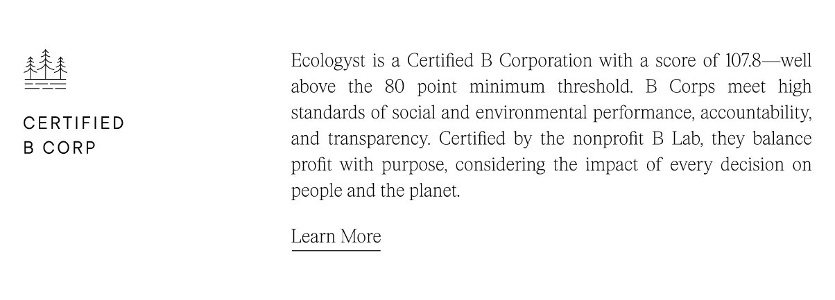 Ecologyst | Certified B Corp