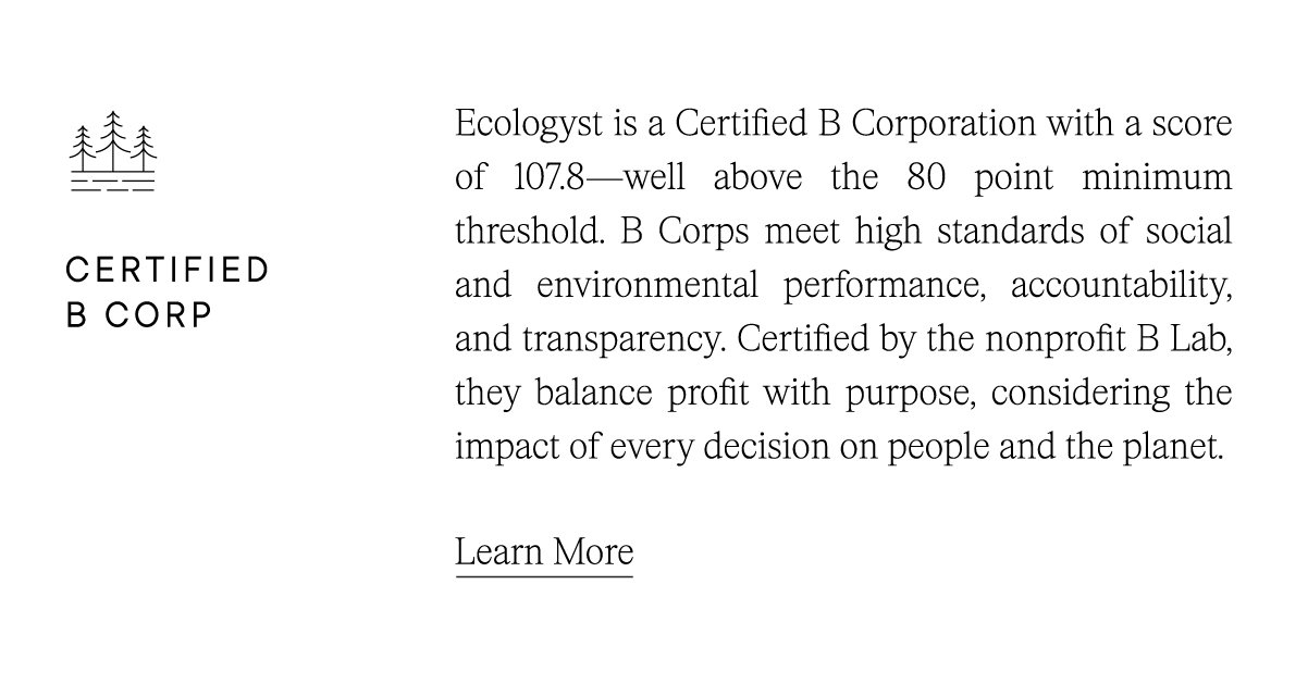 Ecologyst | Certified B Corp