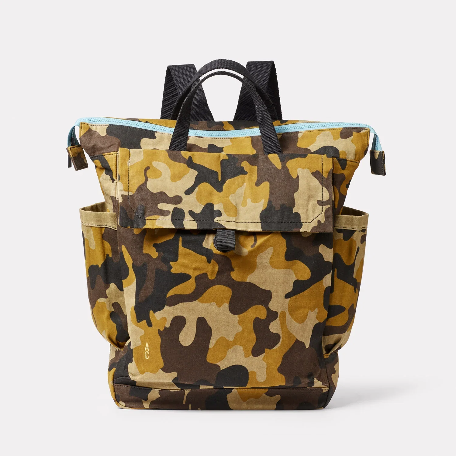 Image of Frik Waxed Canvas Backpack