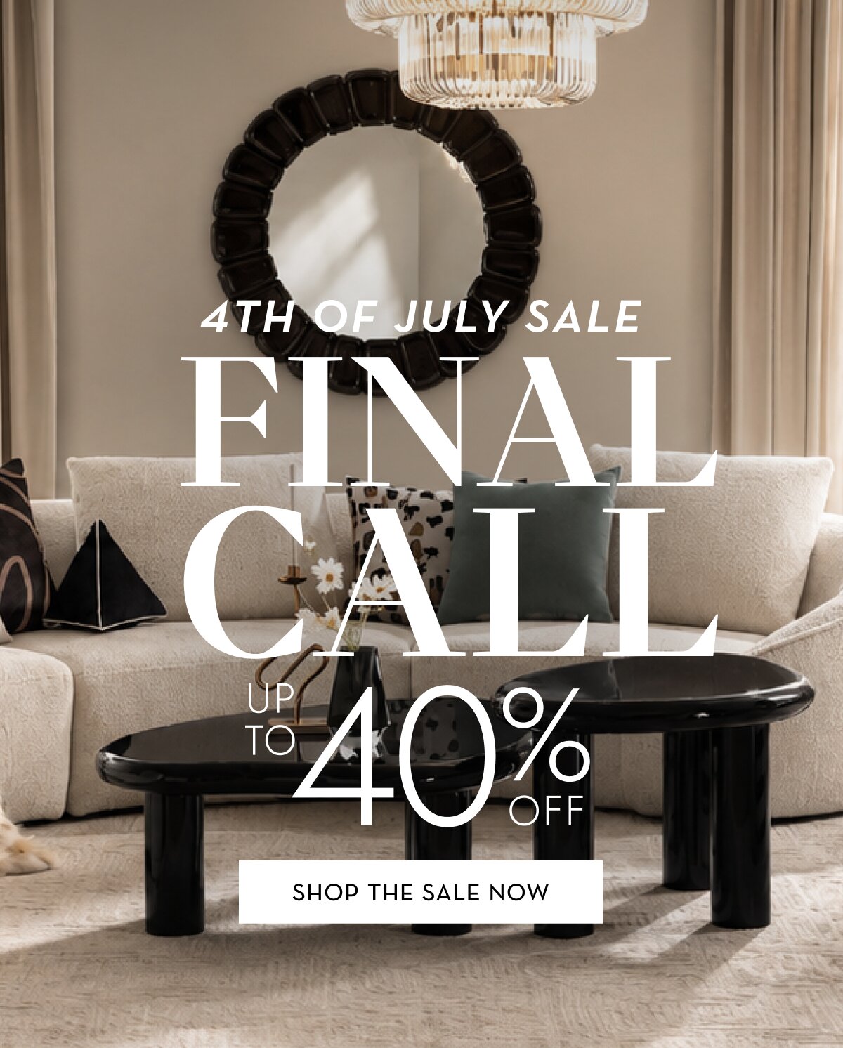 Final Call, Up to 40% off
