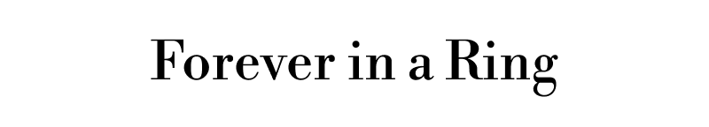 Text that says: Forever in a Ring