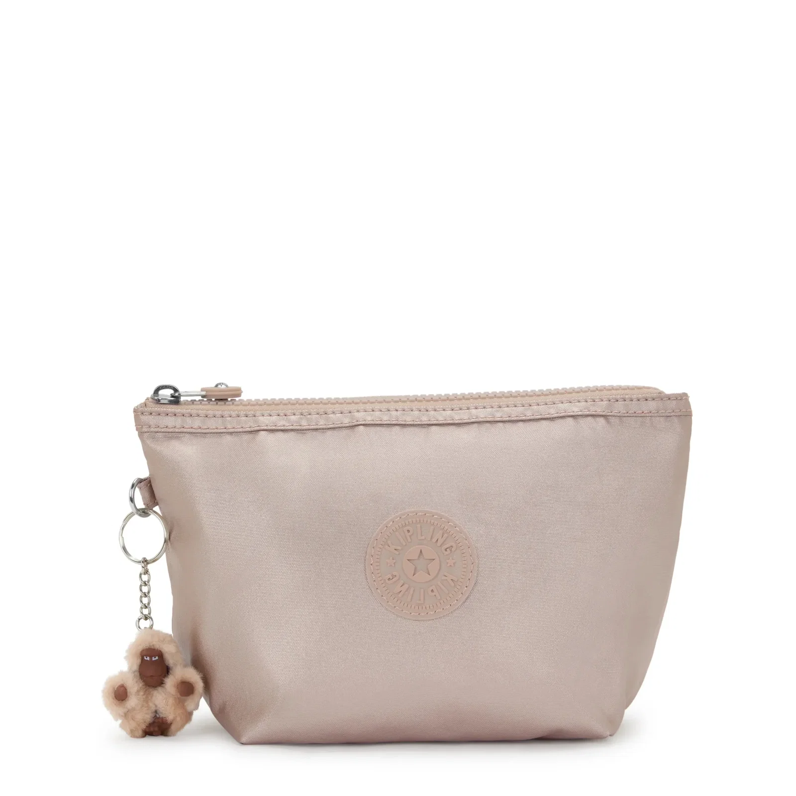 Shawna Large Metallic Pouch-Quartz Metallic