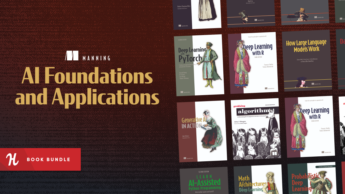 Pay what you want for 25+ eBooks dedicated to helping you gain the knowledge you need to succeed in AI and application development. 
