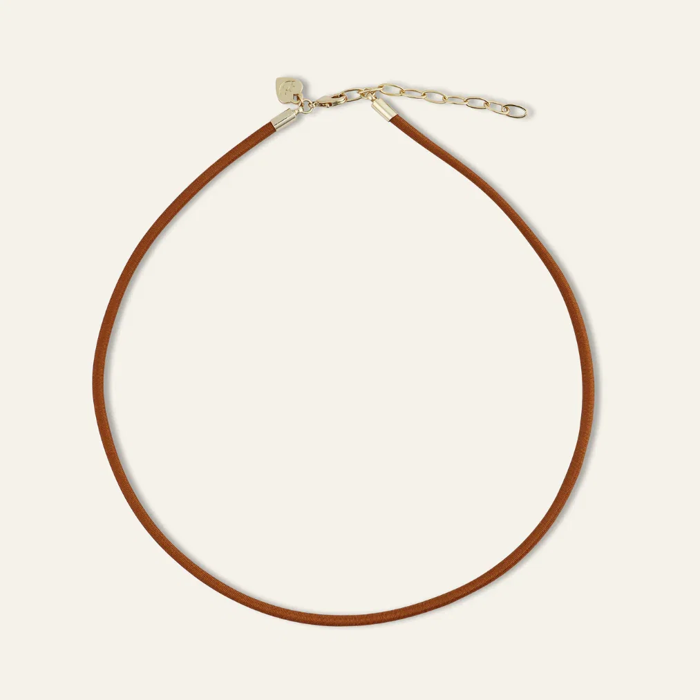 Image of Copper Clasp Cord Necklace