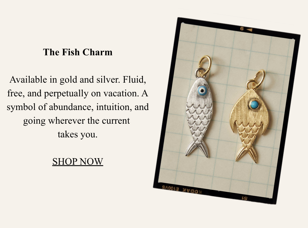 Silver and Gold Fish Charms