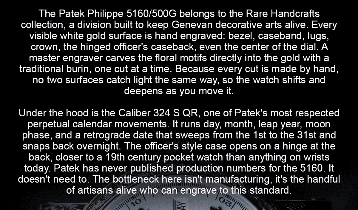 Patek Philippe Grand Complications Rare Handcrafts