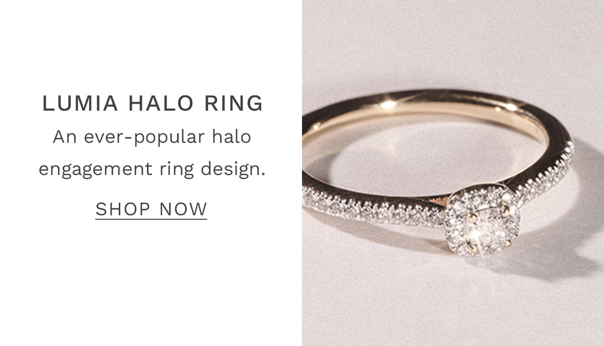 Lumia Cushion Cut Lab Diamond Halo Ring 0.50ct F/VS in 925 Silver