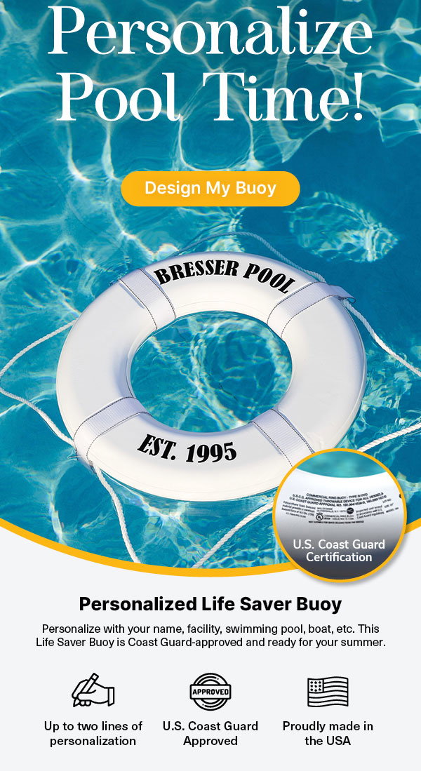 Personalized Life Saver Buoy