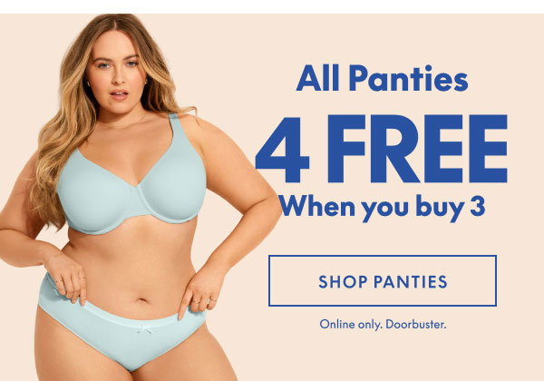 Panties Buy 3 Get 4 Free