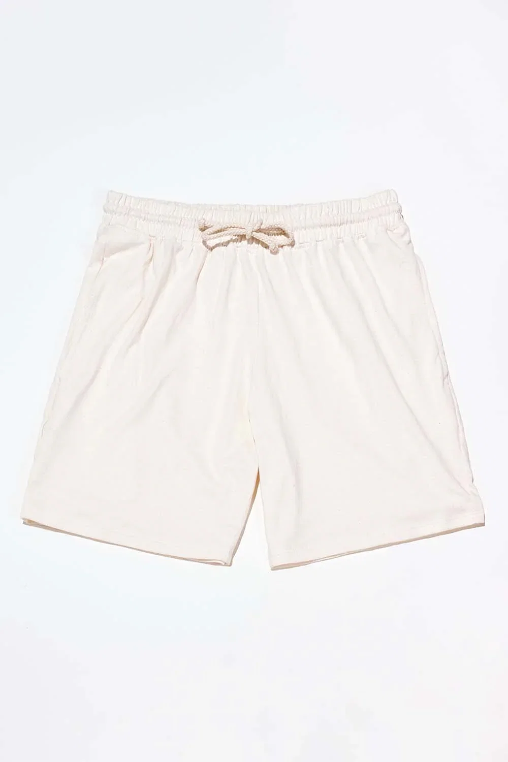 Image of Women's Organic Athletic Shorts in Natural