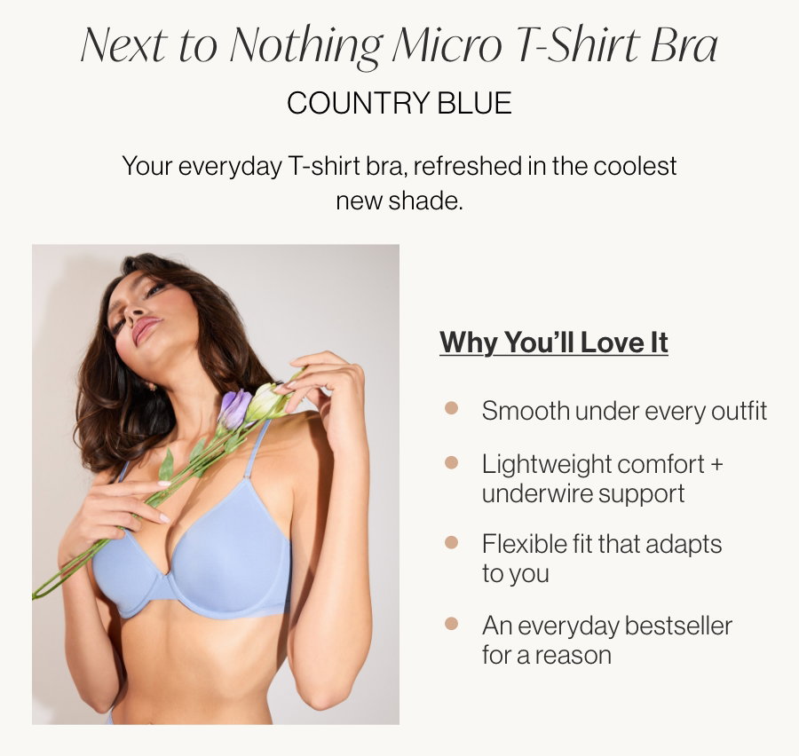 Micro T-shirt bra